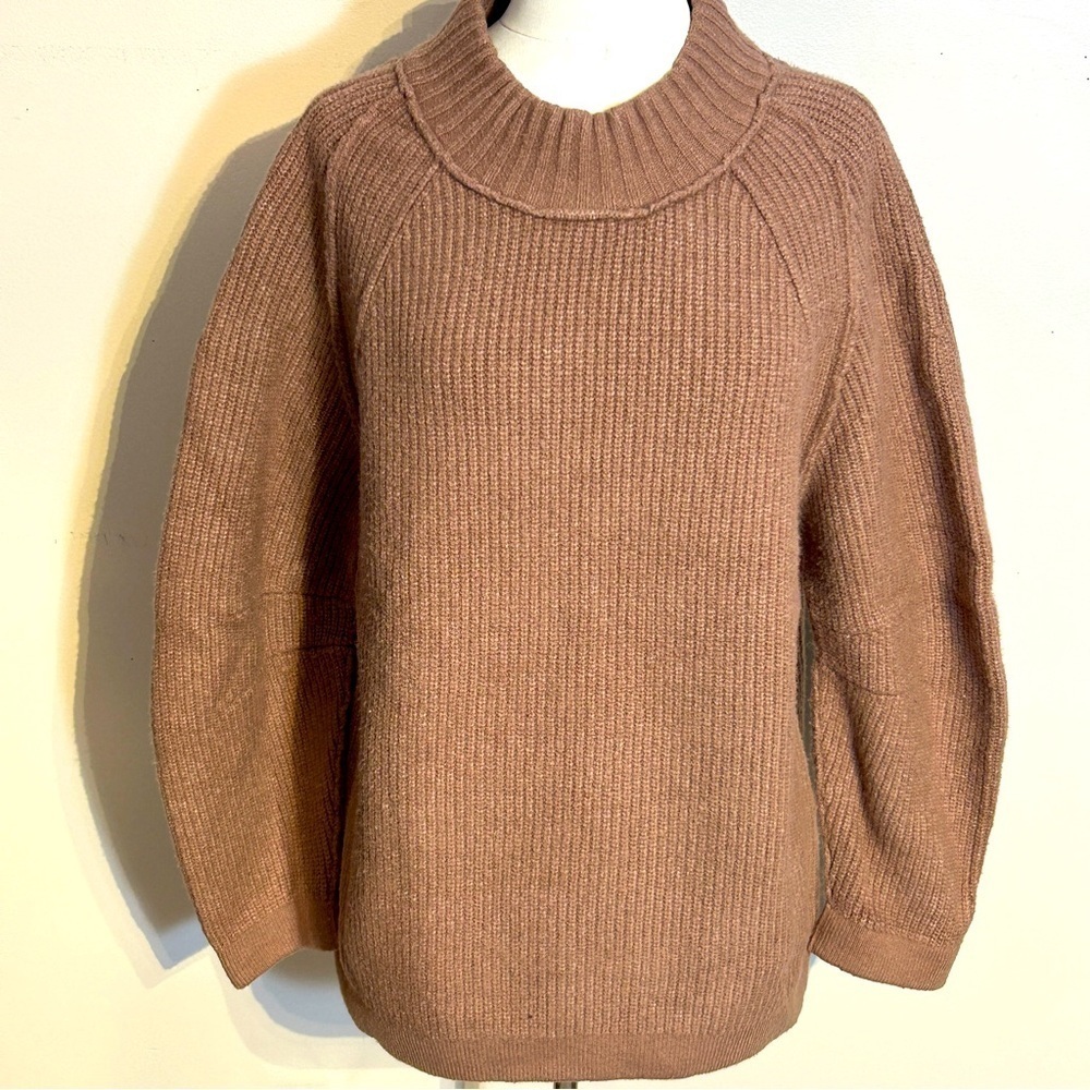 Free People Sunbeam Turtleneck in Antler Size S NWT